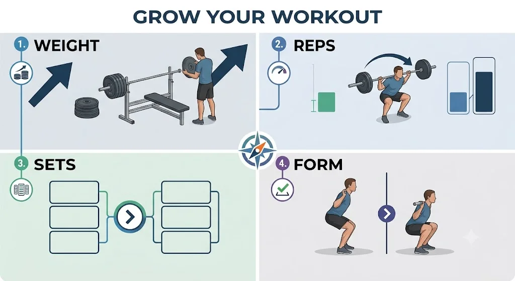 four ways to apply progressive overload